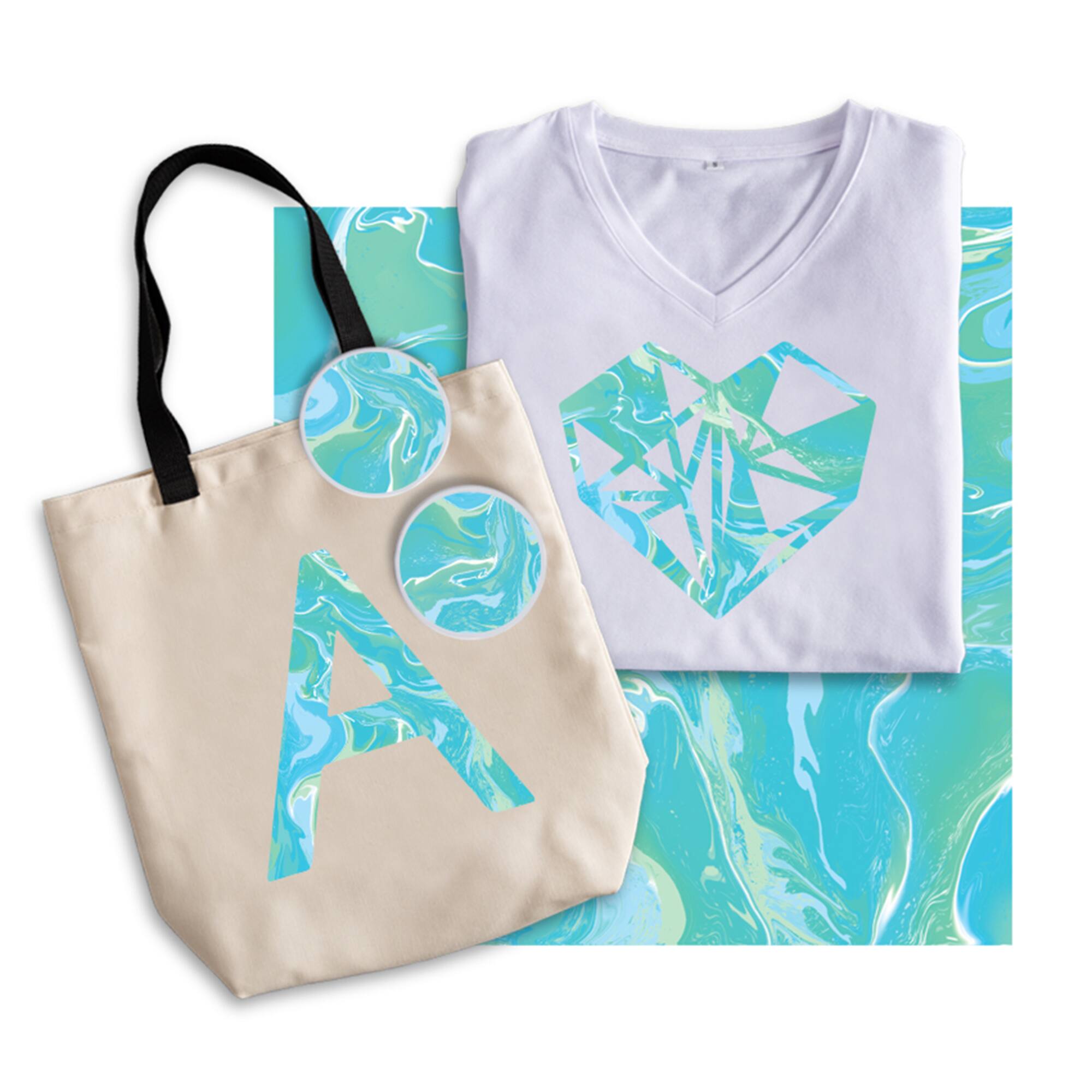 Cricut® Infusible Ink™ Transfer Sheet Patterns, Retro Marble